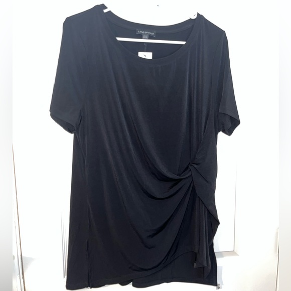 Lane Bryant Black Blouse Sz 14/16 - Picture 2 of 11